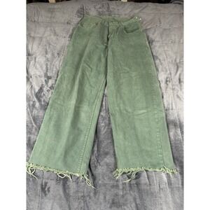 Vintage Gap Jeans Women's Green High Rise Classic Straight Leg Jeans Size 30X34